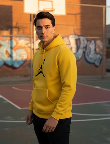 Image of BAGHADBILLO Men's & Women's Cotton Sweatshirt Hoodies with Pockets Solid Pattern Long Sleeves Hooded Neck Regular Fit and Standard Length