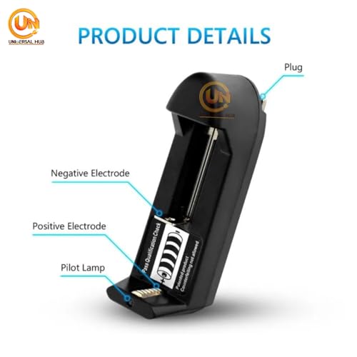 Image of 18650 Single CELL Battery Holder with Inbuilt Charging Module