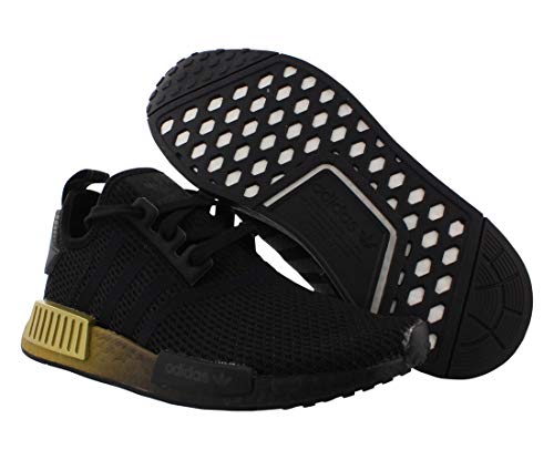 Image of adidas Originals NMD R1 Womens Shoes Size 11, Color: Black /Yellow