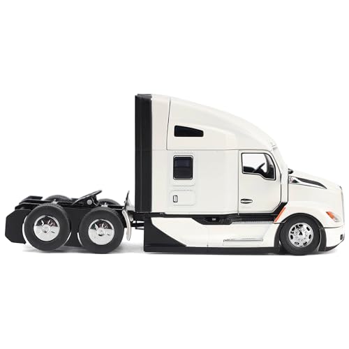Kenworth T680 Diecast Masters 1:50 Pearl White miniatura 3