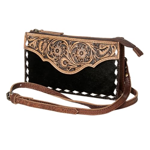 American Darling Cross Body Hair On-Genuine Leather Western Women Bag Handbag Purse | Crossbody for Cute