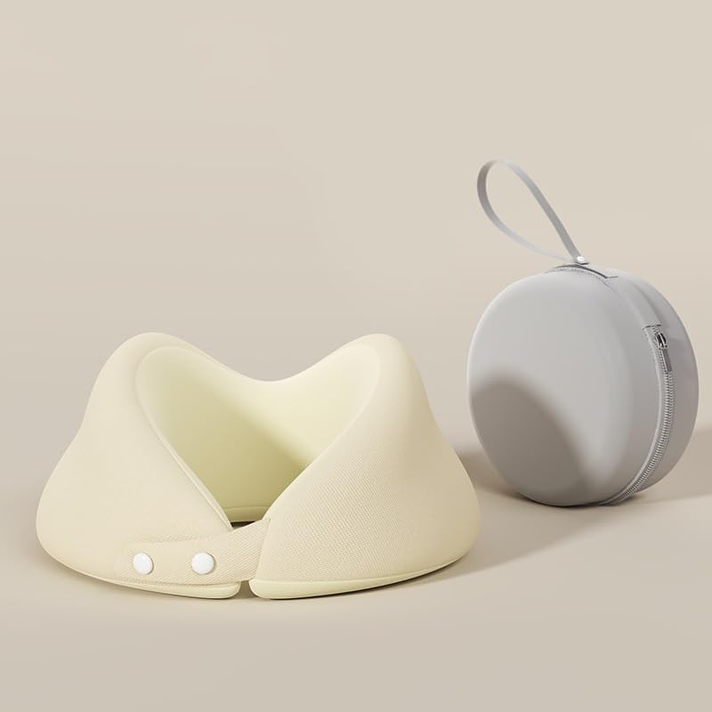 JSEIAJB Office Afternoon Nap Neck-Supporting Pillow Portable Easy Store Slow Recovery Neck