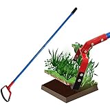 MAXAGRO Heavy Duty Hand Weeder with Handle | Manual Weeder for Agriculture | Weed Remover | Weed Removal Equipment | Agriculture Tools for Farming | Stirrup Hoe