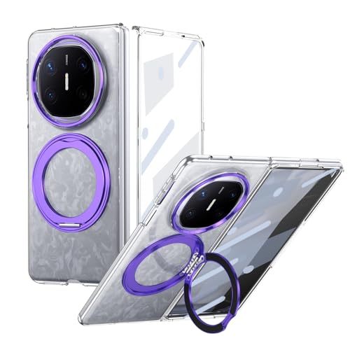 L'élégance du Huawei Mate X6 sublimée par cette coque transparente violette
