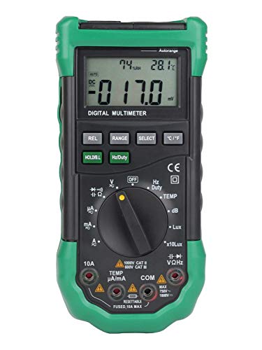 Jf-Xuan Ms8229 5 In1 Auto Range Digital Multimeter Multifunction Sound Level Temperature Humidity And Tester Meter Digital Multimeter #TOP19