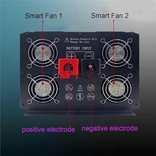 Onduleur pure sinusoïde 12000W multi-tension 24V-72V à écran LCD - 4