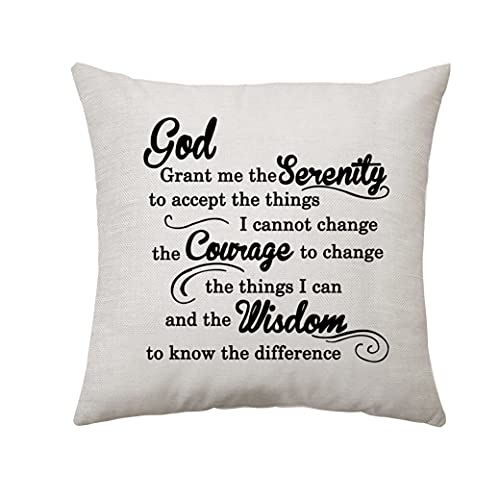 Aconesong Regalos inspiradores con Citas cristianas, Funda de coj...