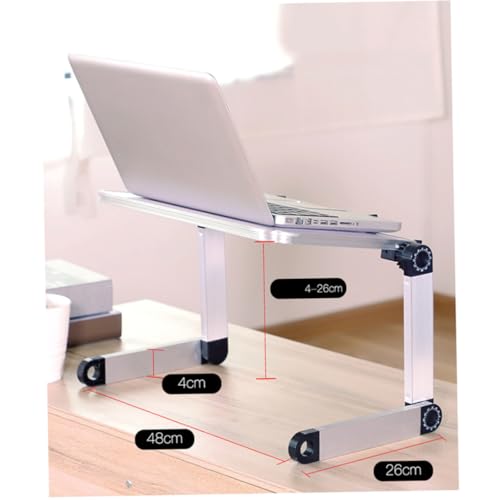 Soporte portátil ajustable de aluminio para laptop Holibanna miniatura 5