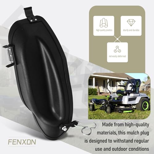 Image of AMP4200 Mower Mulch Plug Compatible with EGO Power 42 inch Z6 T6 Zero Turn Riding Mower ZT4204L, TR4200 and TR4204