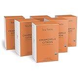 Tea Forte Chamomile Citron Herbal Tea Bags, Organic Tea in Filterbags, 6 Boxes, 96 Tea Bags Total
