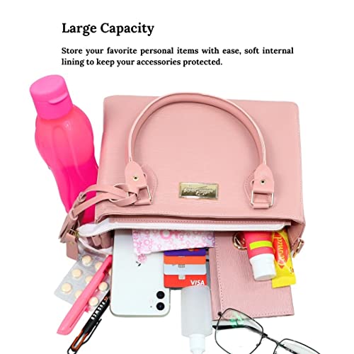 Bolsa Feminina Lorena Com Alça Removível (Rosa)