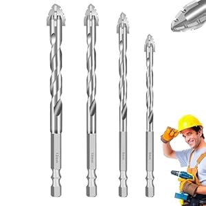 Relaxrich Mauerwerksbohrer Set, 4-teilig