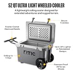 RTIC 52 QT Ultra-Light Wheeled Hard Cooler - Image 2