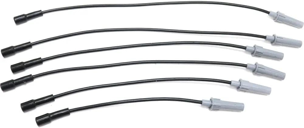 Rareelectrical New Spark Plug Wire Compatible With Chrysler Dodge Volkswagen Caravan Sxt 6 Cyl 3.3L Caravan C/V 6 Cyl 3.3L Caravan Base 6 Cyl 3.3L 2001-2010 By Repc504806