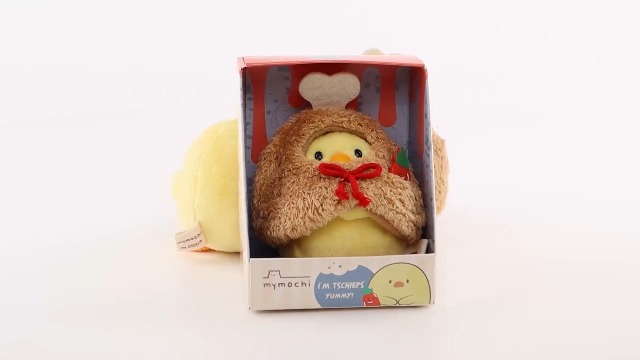 NICI Mymochi Chipsy – Periquito De 8 Cm Con Disfraz De Caballero Y Caballito, En Caja Regalo – Peluche Kawaii Para Llevar Colgado Y Abrazar