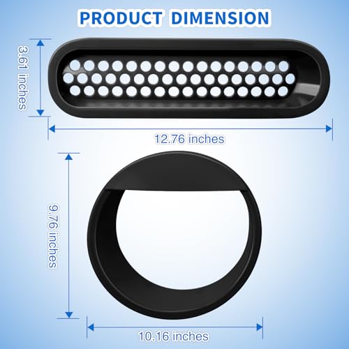 Image of Nilight Grill Inserts fit for Jeep Wrangler Front Grille Mesh Inserts & Headlight Cover Set for JK JKU Unlimited Sports Sahara Freedom Rubicon 2007-2018 Clip-in Trim Exterior Accessories Black 9 Pcs