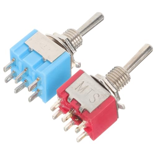 CORHAD 4pcs Mini Switch Guitar Effector Foot Button Switch for Amplifier Musical Instrument Colors for Live Performance