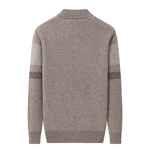 Pull cachemire homme demi-fermeture éclair douceur hiver