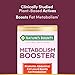 Nature’s Bounty Optimal Solutions Metabolism Booster Supplement, Boosts Fat Metabolism, Promotes Abdominal Fat Loss, With Citrus Extracts and Black Ginger, 60 Capsules