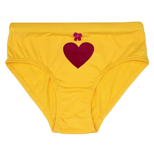 Image of DChica Essentials Cotton Panties for Girls, Comfortable Mid-Waist Hipster Panty with Stretchable Soft Inner Elastic, Full Coverage Breathable Briefs (Multicolor) Solid & Printed