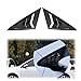 venveal Front Side Window Louvers Compatible with Volks-wagen Golf 7 MK7 7.5 GTI R 2013-2019 Sports Car Front Side Window Louvers Blinds Sunshade Accessories Exterior(Glossy Black)