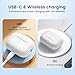 Wireless Charging Case Only for AirPods Pro 1/2 USB C Prot, Replacement Cases Compatible with AirPod Pro 1st / 2nd Gen Charger Case Type-c, (No Earbuds) (for Airpods pro 1/2)