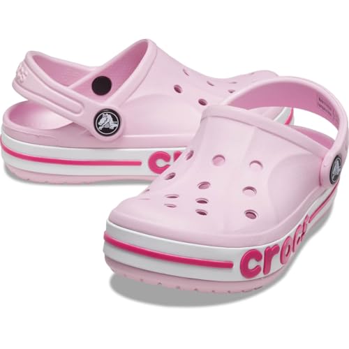 Image of Crocs Unisex Kids Bayaband Clog 207018-6TG Ballerina Pink /Candy Pink C7