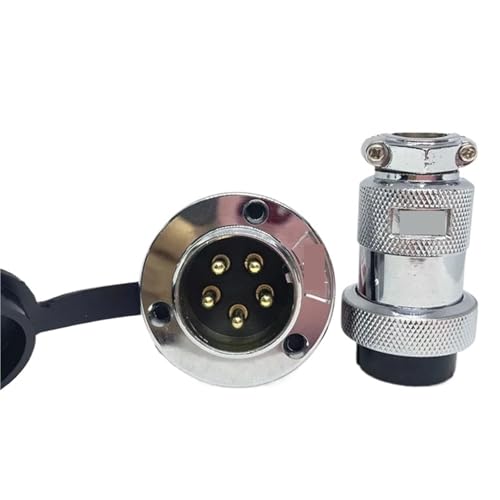 Conector Macho Aviation GX30 3P para Instalación Panel miniatura 1