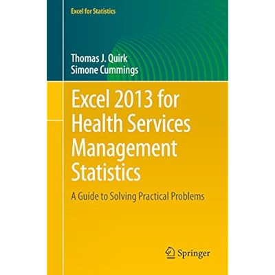Excel 2013 for Health Services Management Statistics