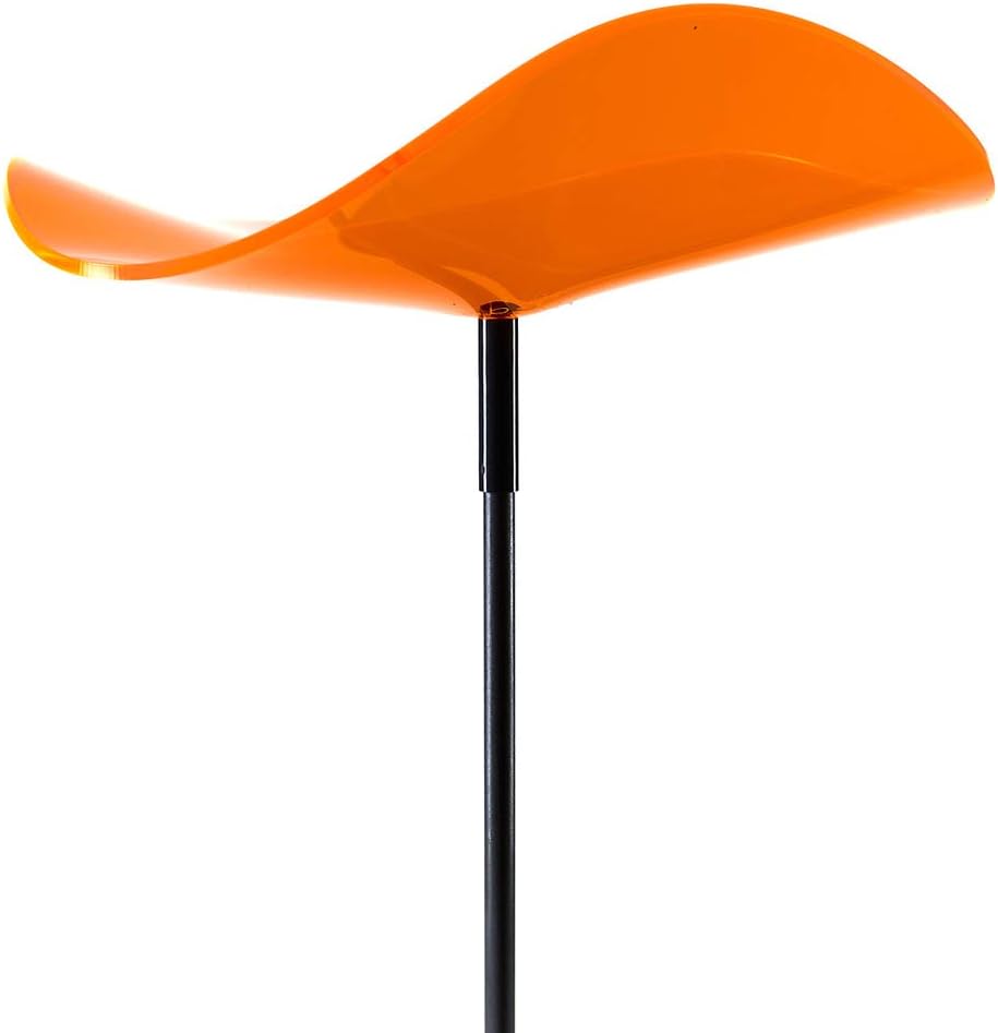Cazador-del-sol Suncatcher- (3) Piece Acrylic Set – 24” Tall x 6” Wide – Fiberglass Pole -Blue-Orange- Lemon …Ideal Garden, Patio, Balcony Size