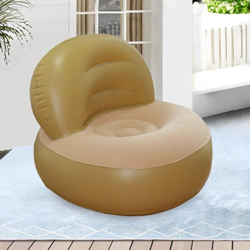 Sofá plegable inflable con bomba de aire para evitar asientos incómodos en camping 4