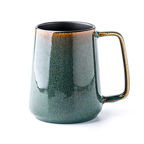 NZPOST Tazza da caffè Tazze in Porcellana, per caffè, tè, Moka e Vin brulé, Tazze in Ceramica Creative, Grandi, Vecchio Stile, Notte, Stella, Tazza di caffè (B)