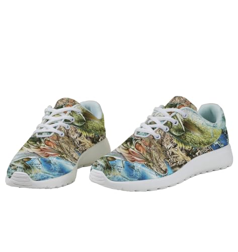 Camo Fishing Shoes for Women Men Trail Running Casual Fashion Sneakers Slip-on Tennis Shoes4