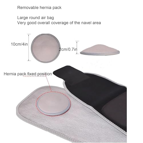 Faja Abdominal Masculina para Hernia Umbilical Rosa miniatura 4
