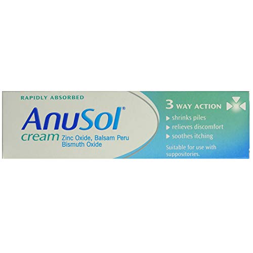 Anusol 43g SOY Cream - Whole Body Skin Moisturizer for All Skin Types, Damage Control & Pore Treatment, 1.51 oz