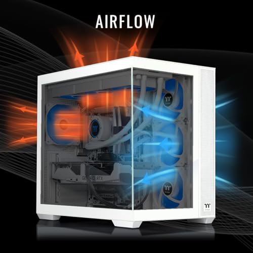 Image of Thermaltake LCGS View u2780S-380 Gaming Desktop (Intel Core Ultra 7 270K Plus, NVIDIA GeForce RTX 5080, 32GB DDR5 6000MT /s Memory, 2TB NVMe M.2, 1000W PSU, WiFi, Windows 11) V38S-Z890-580-LCS