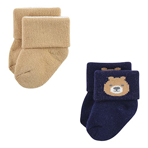Image of Hudson Baby Baby 8-pack Cotton Rich Newborn and Terry Socks