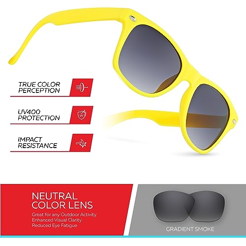 Retro Rewind Unisex Child Retro Kids Boys Girls Matte Sunglasses kids sunglasses