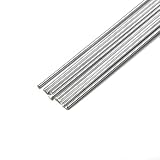 10 Stück niedrige Aluminium-Schweißstäbe, Flussmittelkern-Lötdraht für Mangan-Legierung, Rollerrahmen und Bootsrumpf-Befestigungsset (50 cm x 3,2 mm, 10 Stück)