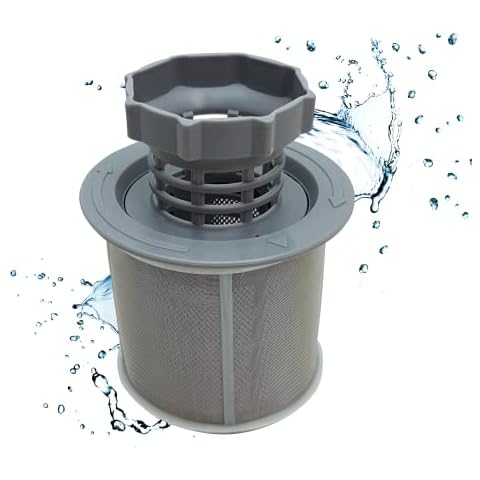 Lichtblau Mikrofilter 427903 Sieb Farbe Grau für Geschirrspülmaschine I Ersatzteil aus Kunststoff für Geschirrspüler Hersteller Nr. 00427903, 10002494, 00492046, 00418404, 00175712, 00170740 Cover
