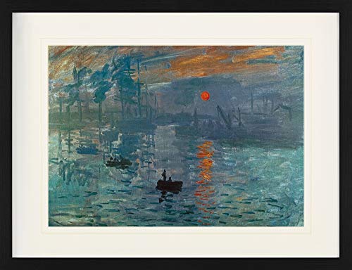 1art1 Claude Monet Poster Impressione, Levar del Sole, 1872 Quadro