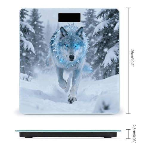 Báscula Digital Ice Wolf Blizzard para Baño de 400 lb miniatura 2