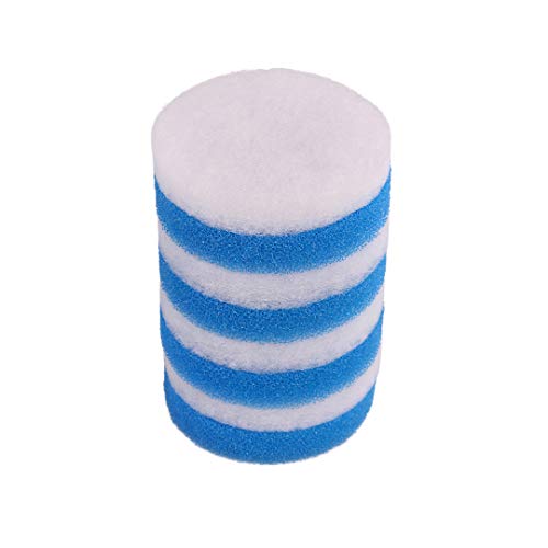 Image of Compatible Poly Fine and Coarse Foam Filter for Eheim Classic 600 2217 (4 x Poly Fine, 4 x Blue Coarse)