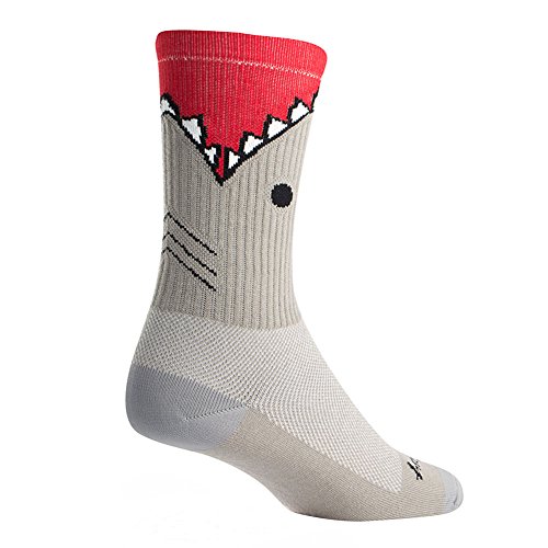 SockGuy, Adults' Crew Cuff Socks - Small/Medium, Bite Me