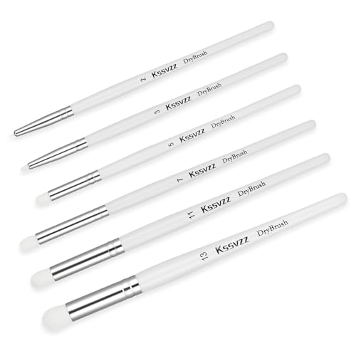 Kssvzz Dry Brush Miniature Painting Set 6 Size Masterclass Drybrush Set Model Paint Brushes for Warhammer Citadel DND Miniatures Hobby Detail Paint Brushes
