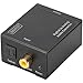 Produktbild DIGITUS Digital zu Analog Audio Konverter - Koaxial oder Toslink auf Cinch - integrierter Störfilter (keine Brummen und statische Störungen) - schwarz