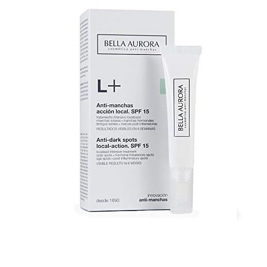Bella Aurora Anti-Manchas Crema para Manchas Localizadas Día y Noche SPF 15, 10 ml | Despigmentante Facial | Quitamanchas Cara | L+