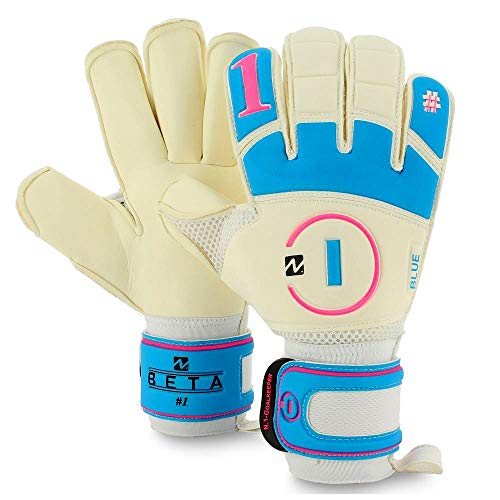 Luva de Goleiro Profissional N1 Beta Kids Blue