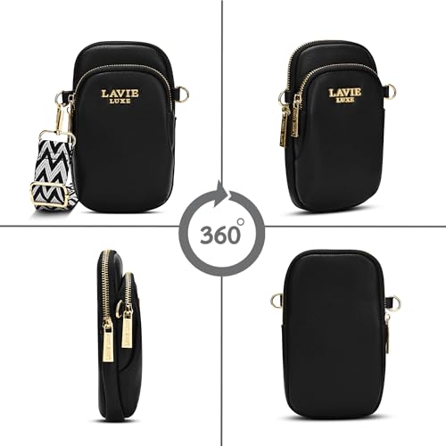 Image of Lavie Luxe Women's Mobile Vertical26 2-Compartment Crossbody Sling Bag | Ladies Purse Handbag | Gift for Women