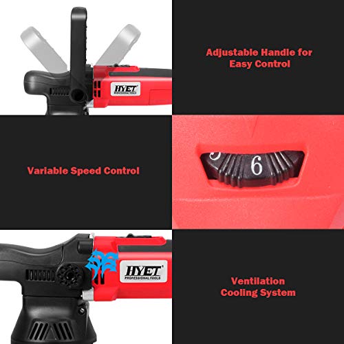 Goplus® Random Orbital Sander Variable Speed Polisher Electrical Dual-Action Polisher Grinder Buffer (5 Inch) #TOP2